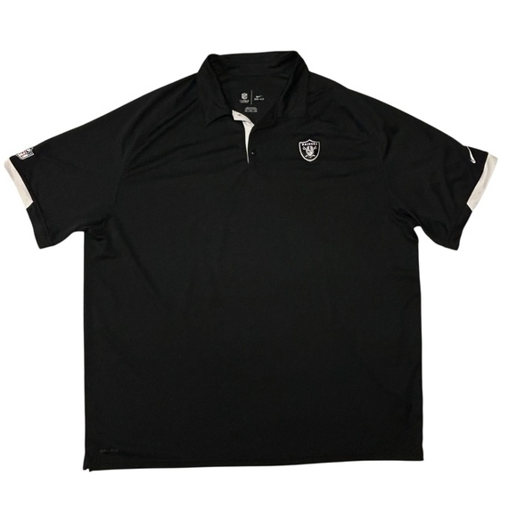 Las Vegas Raiders NFL Nike On Field Mens Size 3XL Polo Golf Activewear Football - Picture 1 of 9